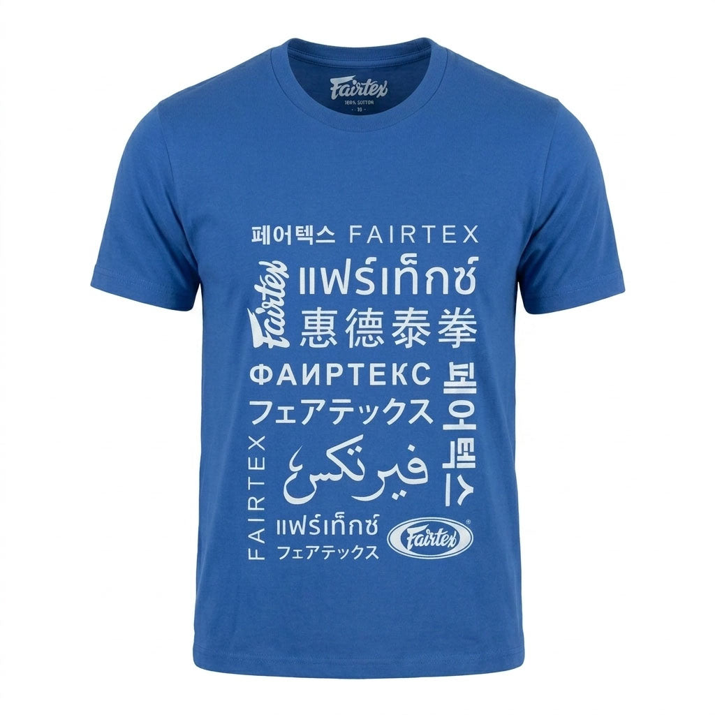 Fairtex TST313 Cotton T-Shirt - Fairtex Worldwide - Blue