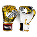 Twins Special FBGVL4-52 Boxing Gloves - Nagas - White-Gold