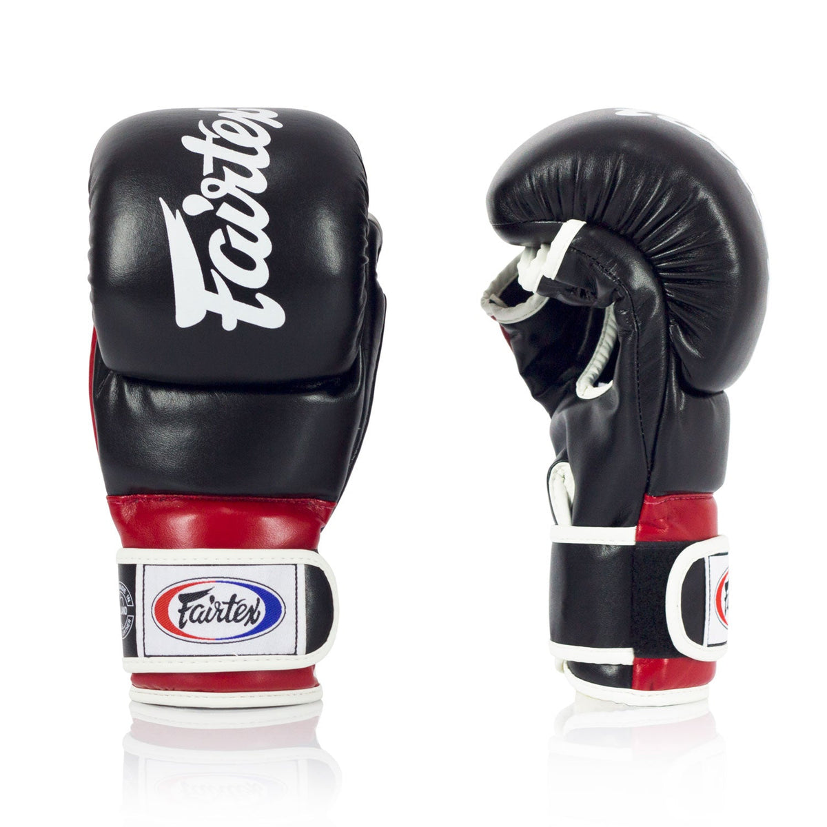 Fairtex FGV18 Super Sparring MMA Gloves - Black-Red