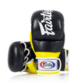 Fairtex FGV18 Super Sparring MMA Gloves - Black-Yellow