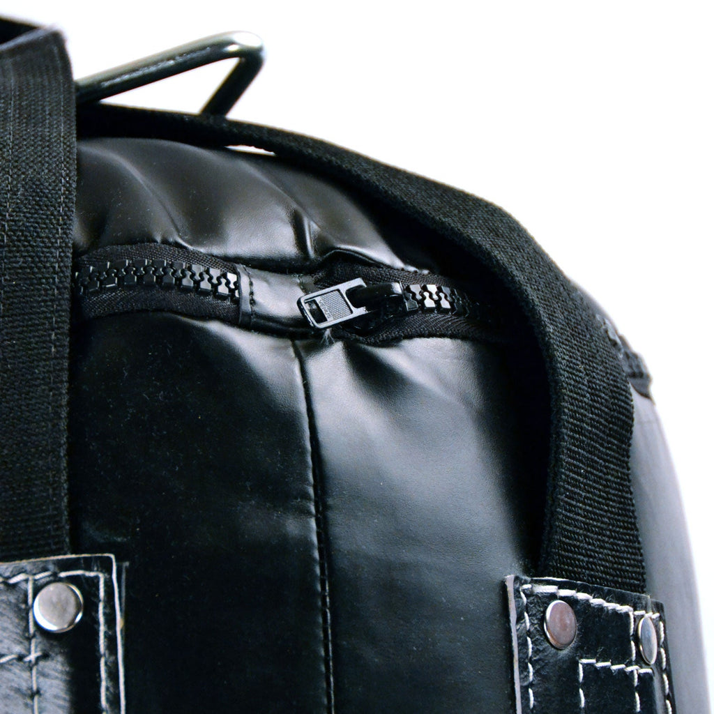 Fairtex HB6 6ft Muaythai Banana Bag - Black-White (FILLED)