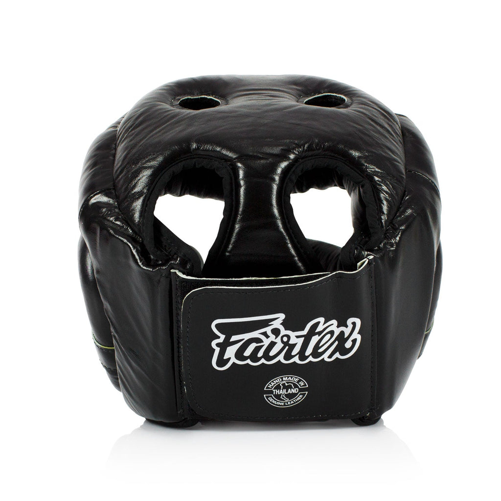 Fairtex HG13 Diagonal Vision Sparring Headguard - Black