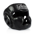 Fairtex HG13 Diagonal Vision Sparring Headguard - Black
