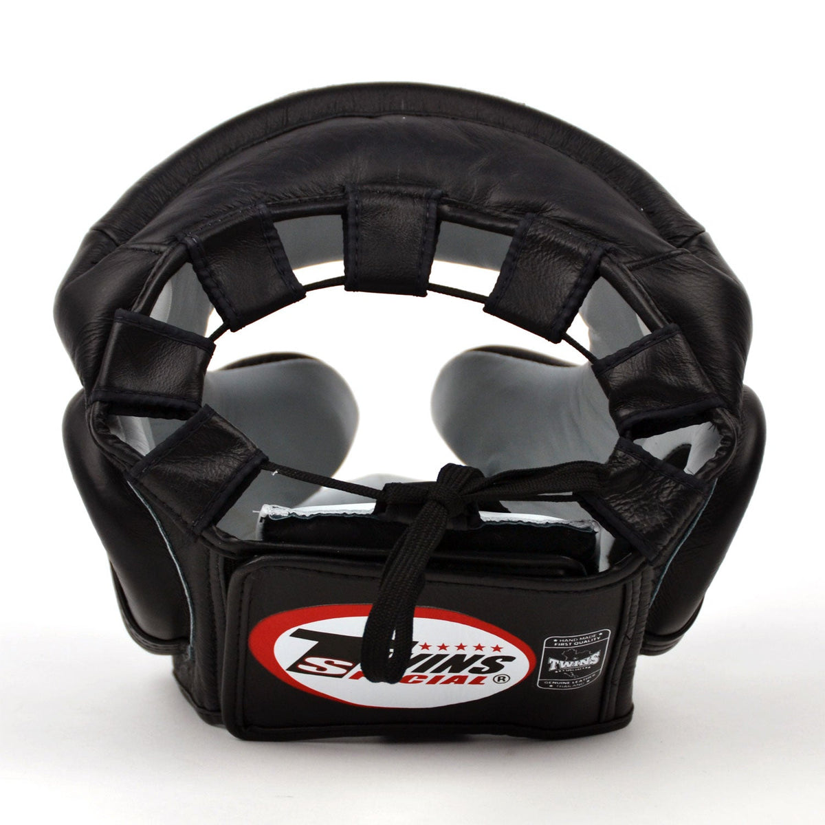 Twins Special HGL3 Leather Sparring Headguard - Black