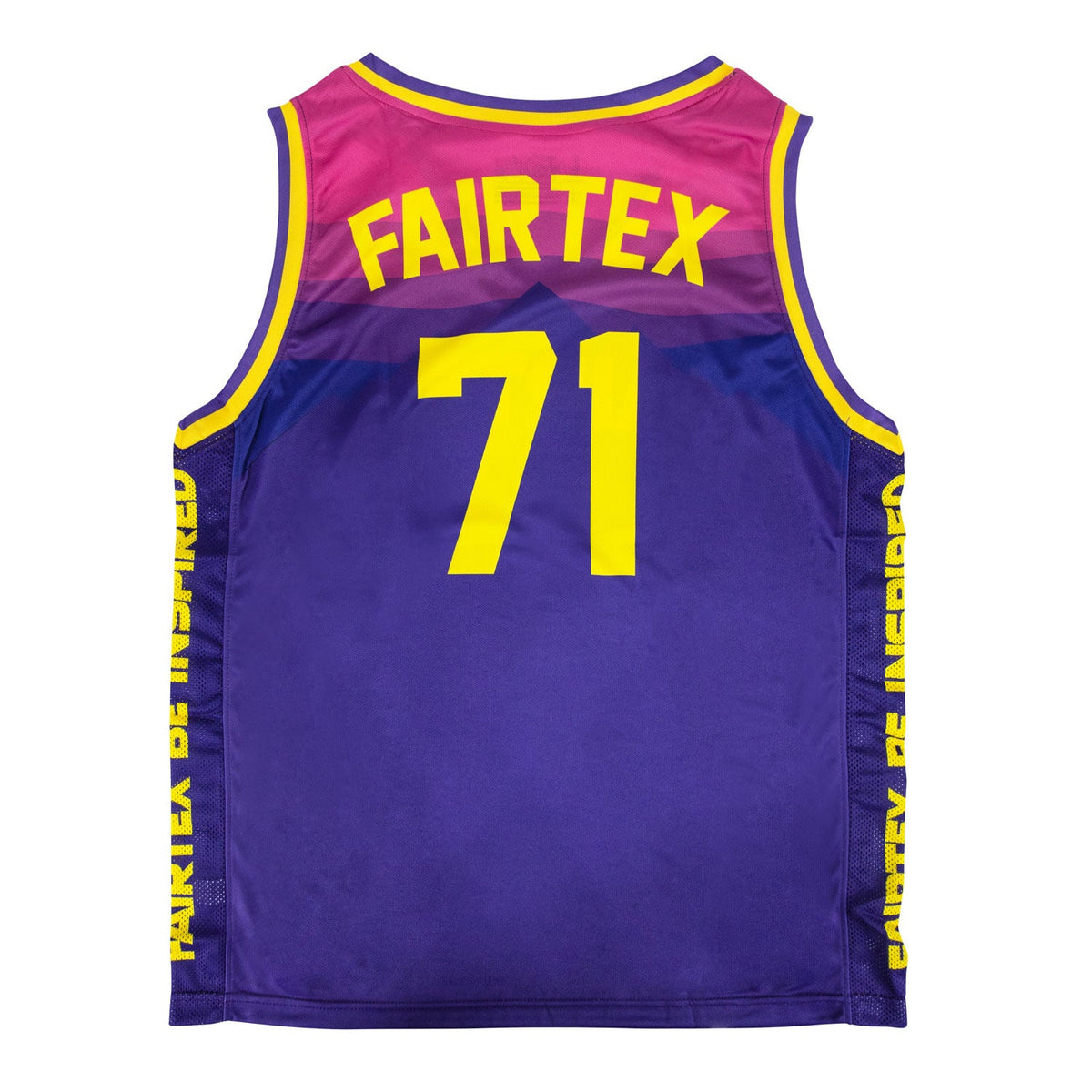 Fairtex JS26 Basketball Jersey - Purple-Yellow