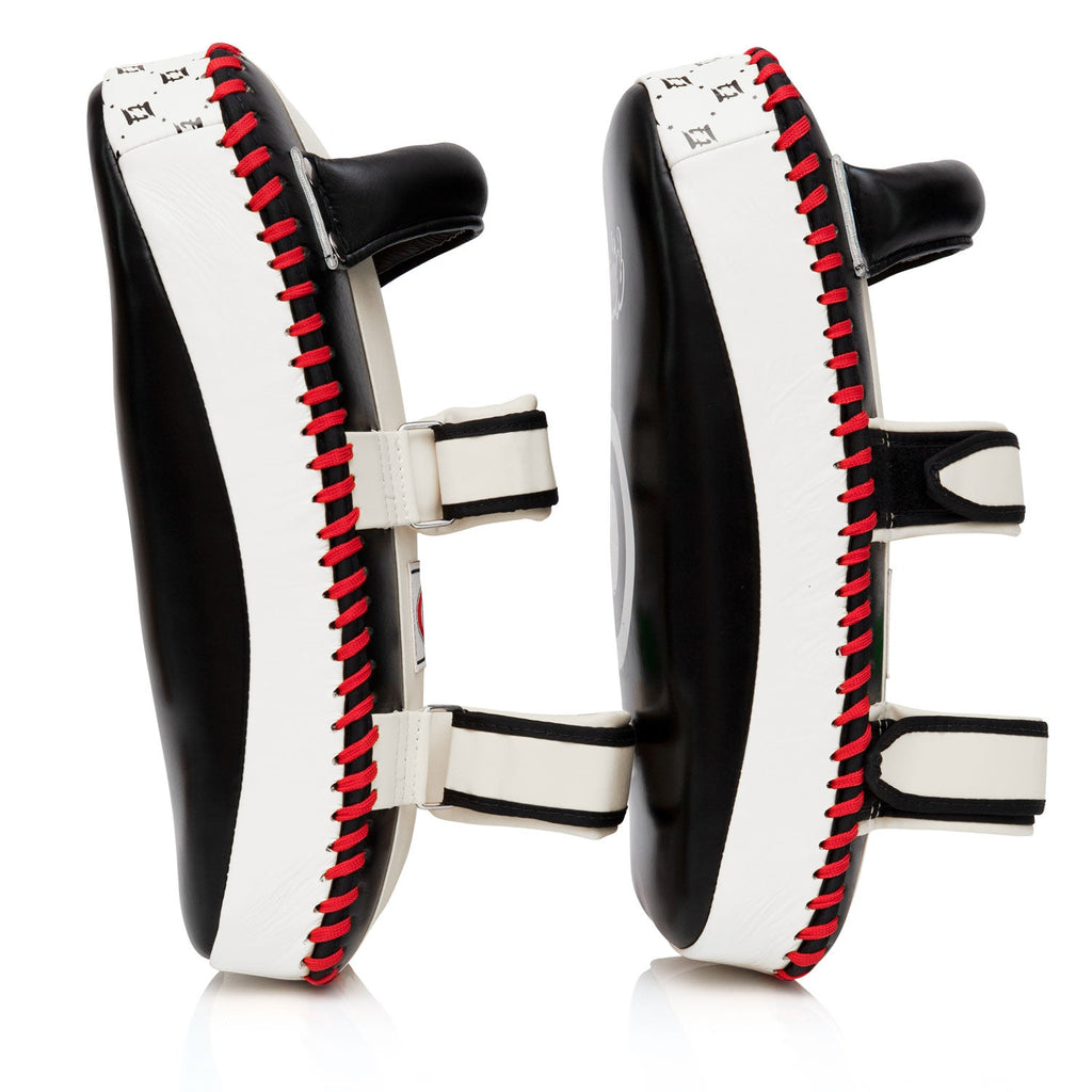 Fairtex KPLC2 Curved Thai Kick Pads Standard - Black-White