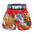 TUFF Muay Thai Shorts - MS637 - Red Japanese Koi Fish