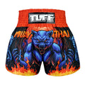 TUFF Muay Thai Shorts - MS683 - Midnight Werewolf