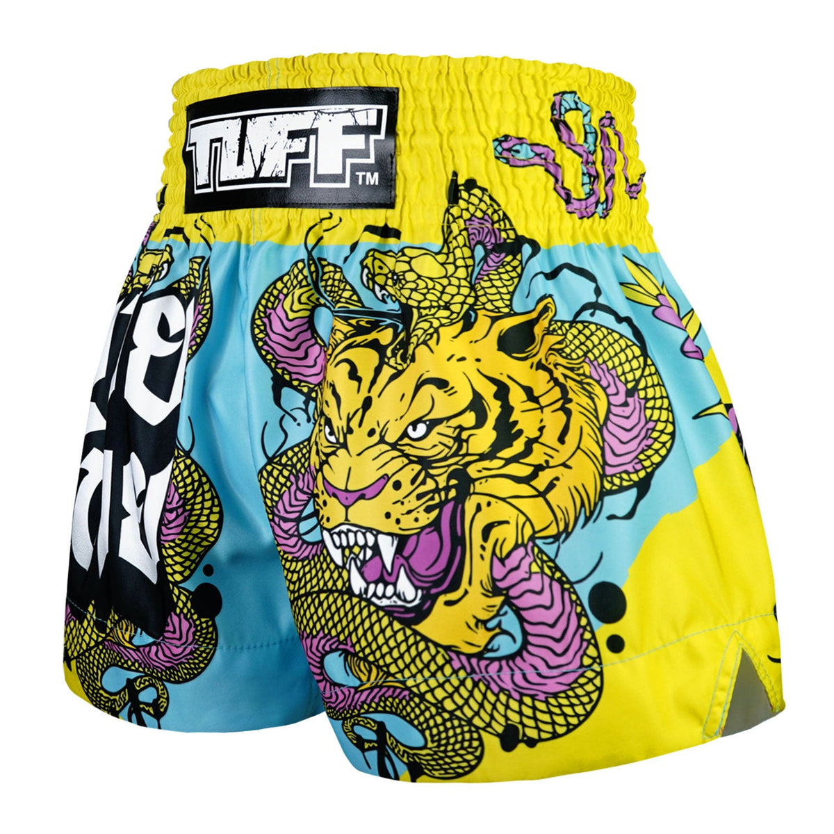 TUFF Muay Thai Shorts - MS685 - Tiger and Python