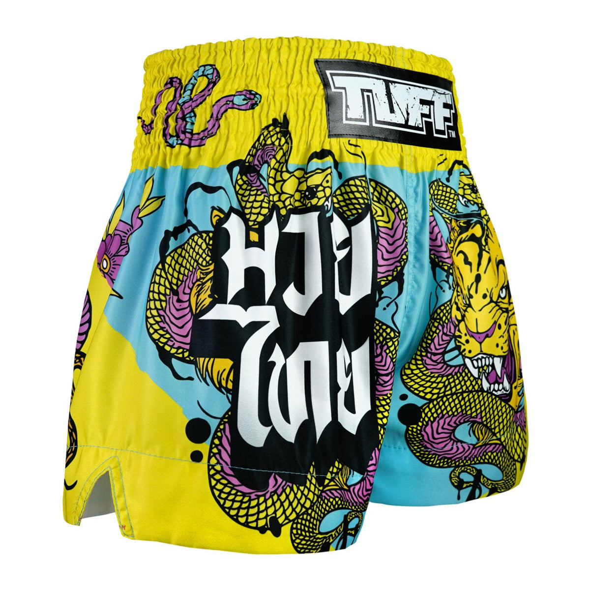 TUFF Muay Thai Shorts - MS685 - Tiger and Python