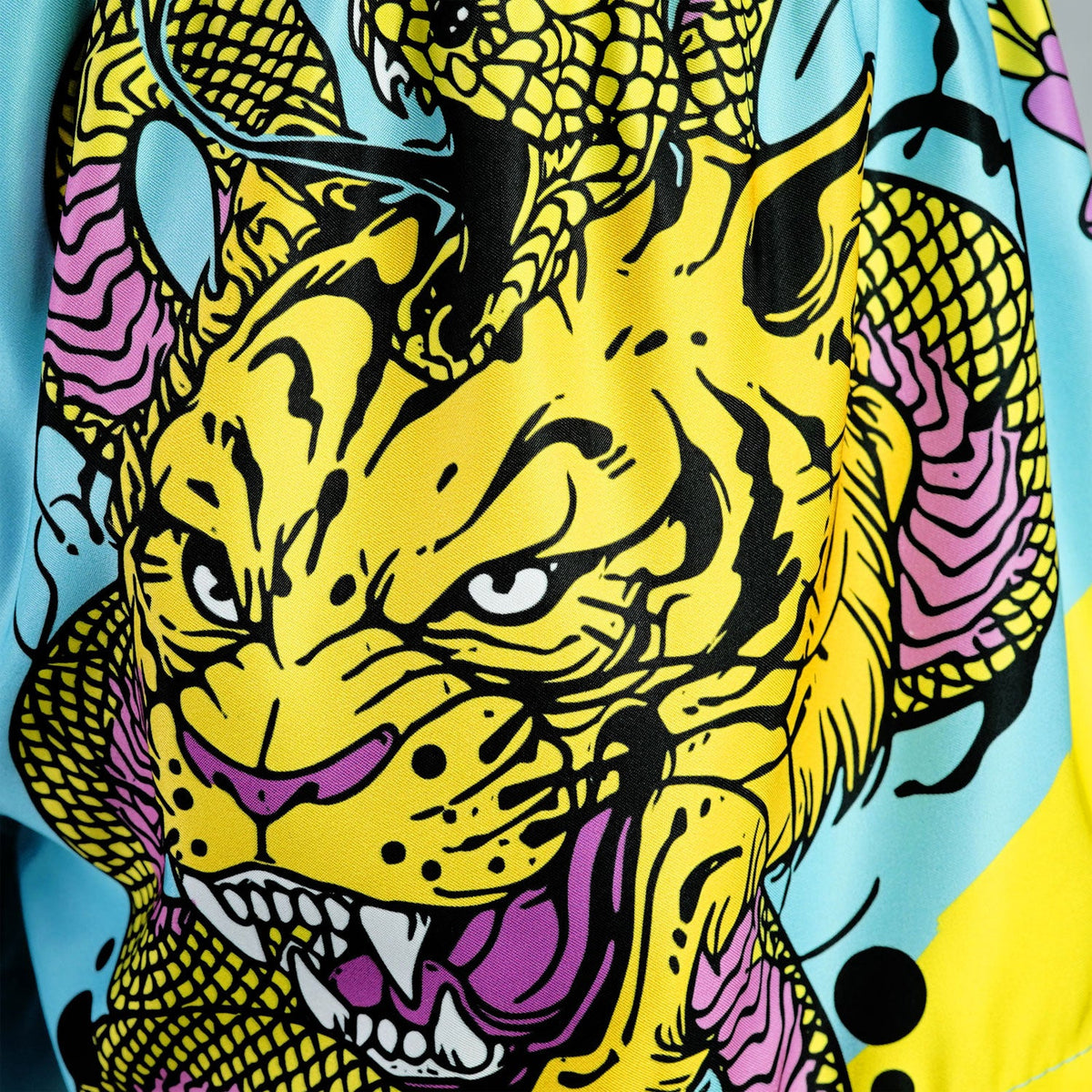 TUFF Muay Thai Shorts - MS685 - Tiger and Python