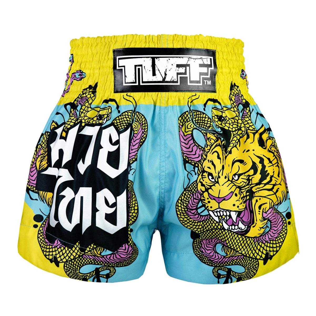 TUFF Muay Thai Shorts - MS685 - Tiger and Python