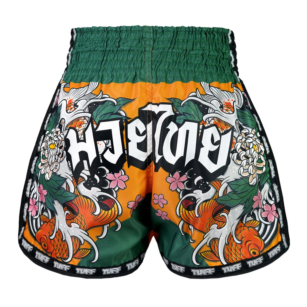 TUFF Muaythai Shorts Retro Style - MSC105 - Tora Mori to Kingyo