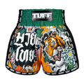 TUFF Muaythai Shorts Retro Style - MSC105 - Tora Mori to Kingyo
