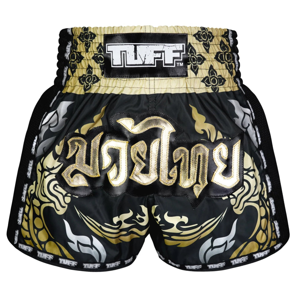 TUFF Muaythai Shorts Retro Style - MSC107 - The King Of Naga