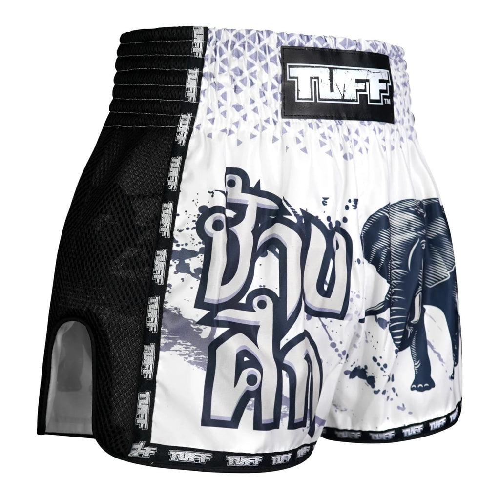TUFF Muaythai Shorts Retro Style - MSC112 - War Elephant