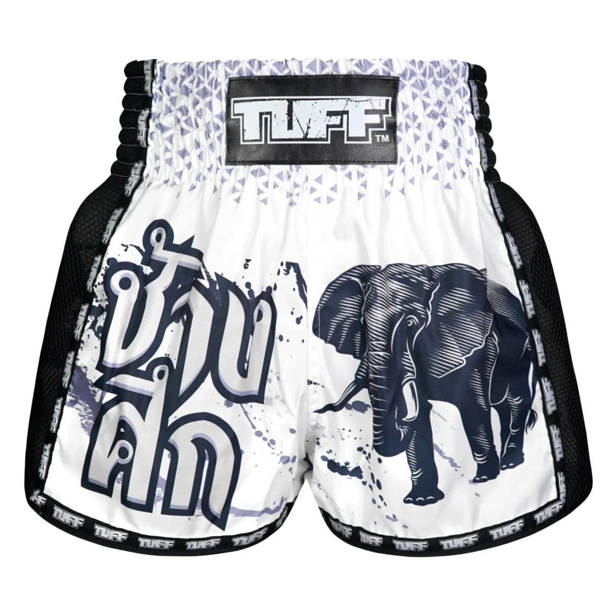 TUFF Muaythai Shorts Retro Style - MSC112 - War Elephant