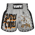 TUFF Muaythai Shorts Retro Style - MSC118 - Hanuman Yantra with War Flag