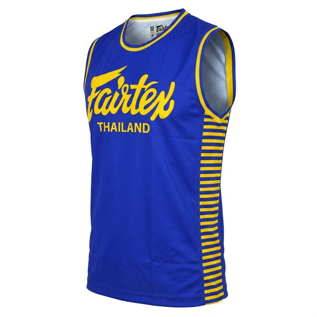 Fairtex MTT42 Tank Top - Blue-Yellow