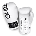 Primo Mamba Series Pro Lace-Up Boxing Gloves - White