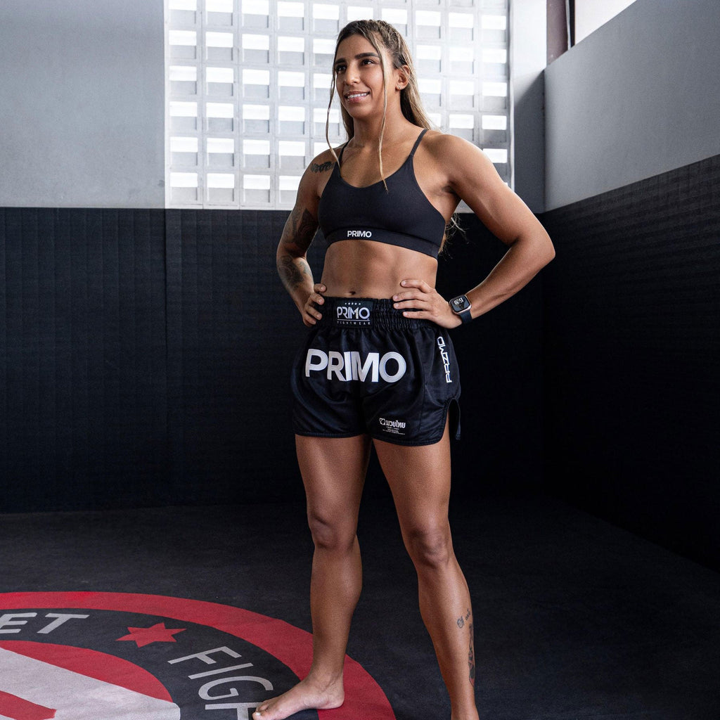 Primo Muay Thai Shorts - Mamba Series - Black