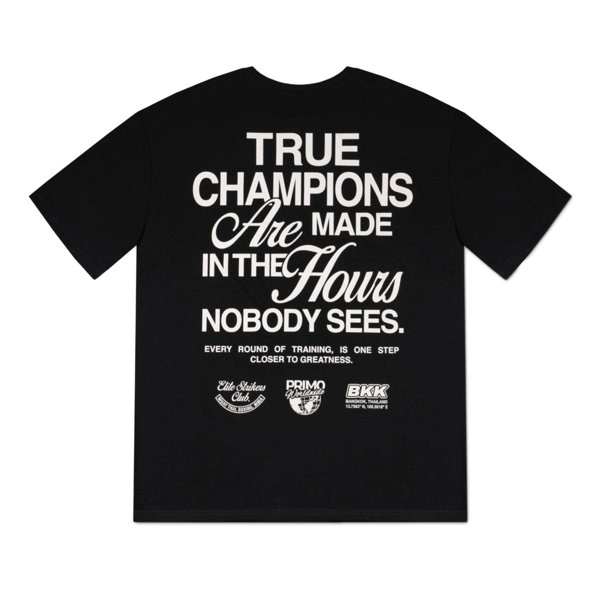 Primo T-Shirt - True Champions - Black