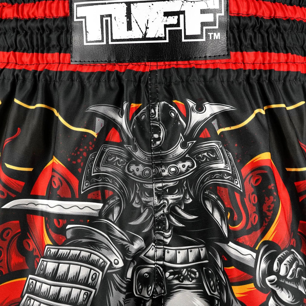TUFF High-Cut Retro Muaythai Shorts - RMS101 - The Undefeated Steel Spirits