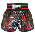 TUFF High-Cut Retro Muaythai Shorts - RMS101 - The Undefeated Steel Spirits