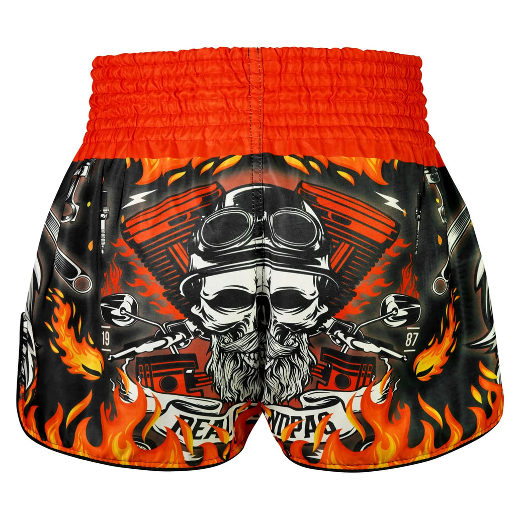 TUFF High-Cut Retro Muaythai Shorts - RMS108 - Graybeard and The Eagle