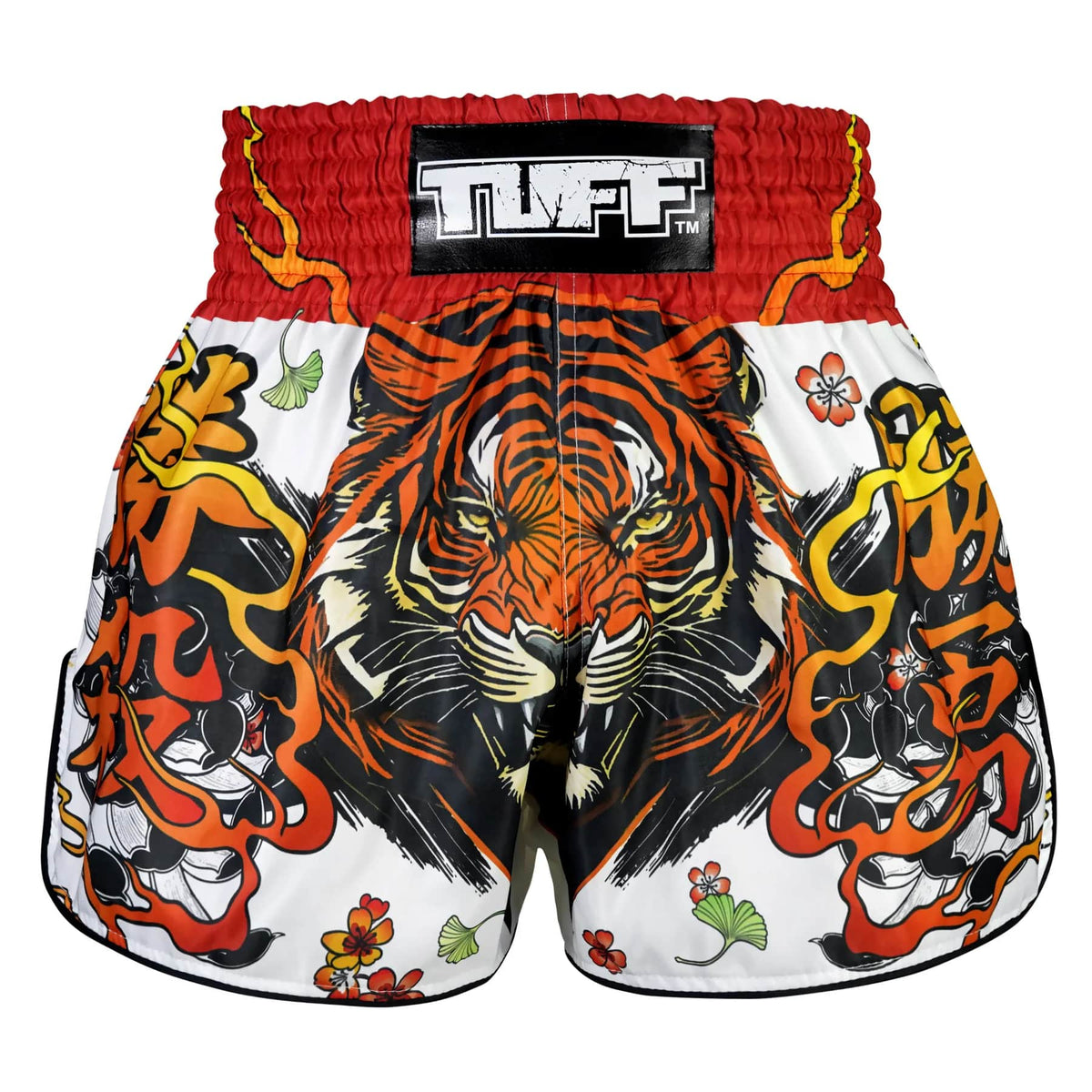 TUFF High-Cut Retro Muaythai Shorts - RMS110 - Tora Chikara Power of Tiger