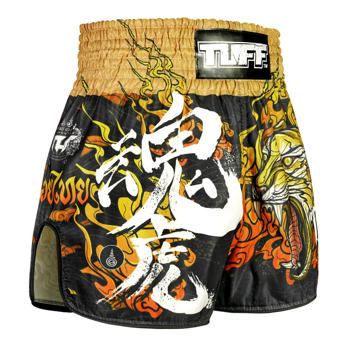 TUFF High-Cut Retro Muaythai Shorts - RMS111 - Tora Mazuka The True Tiger