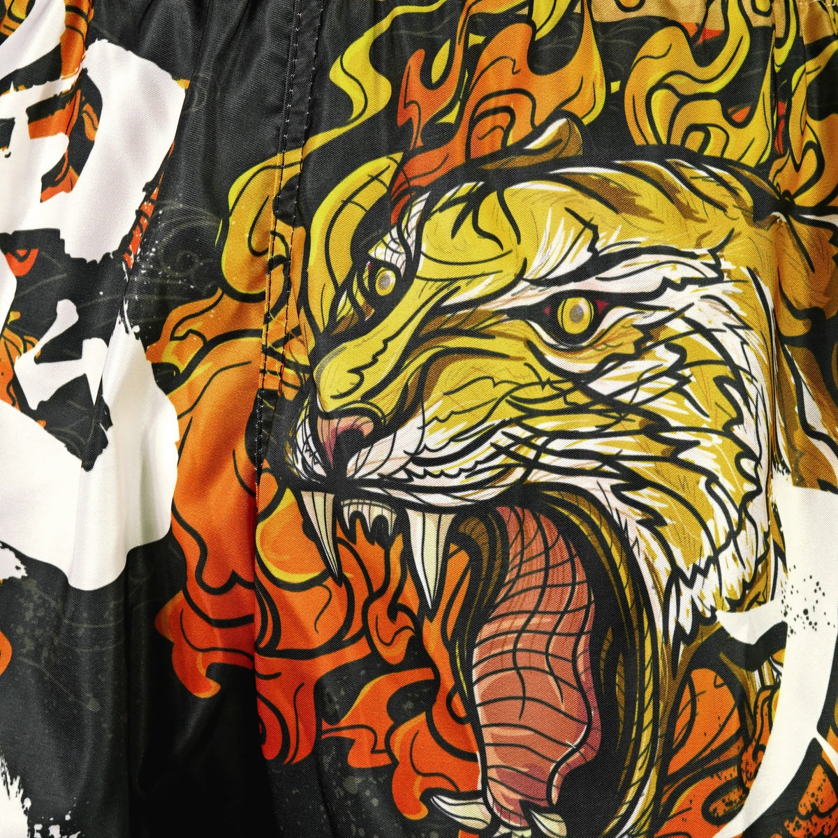 TUFF High-Cut Retro Muaythai Shorts - RMS111 - Tora Mazuka The True Tiger