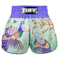 TUFF High-Cut Retro Muaythai Shorts - RMS112 - Yugana Kujaku The Elegance Peacock