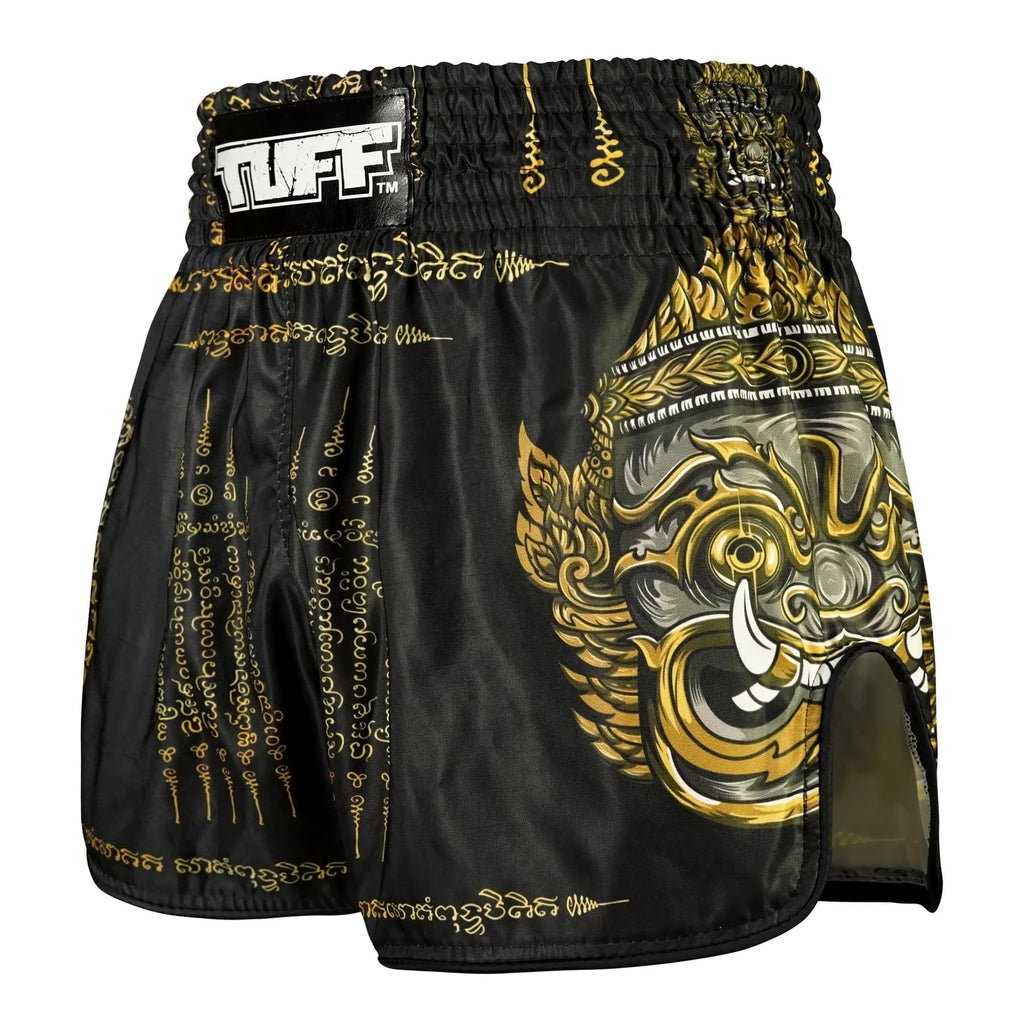 TUFF High-Cut Retro Muaythai Shorts - RMS116 - Yaksa Yantra