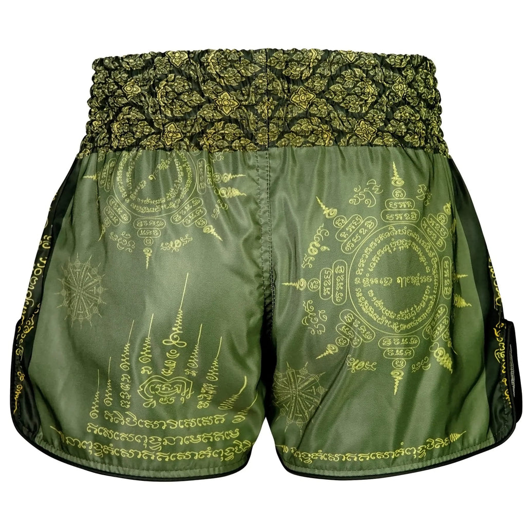 TUFF High-Cut Retro Muaythai Shorts - RMS117 - The Immortal Yaksa