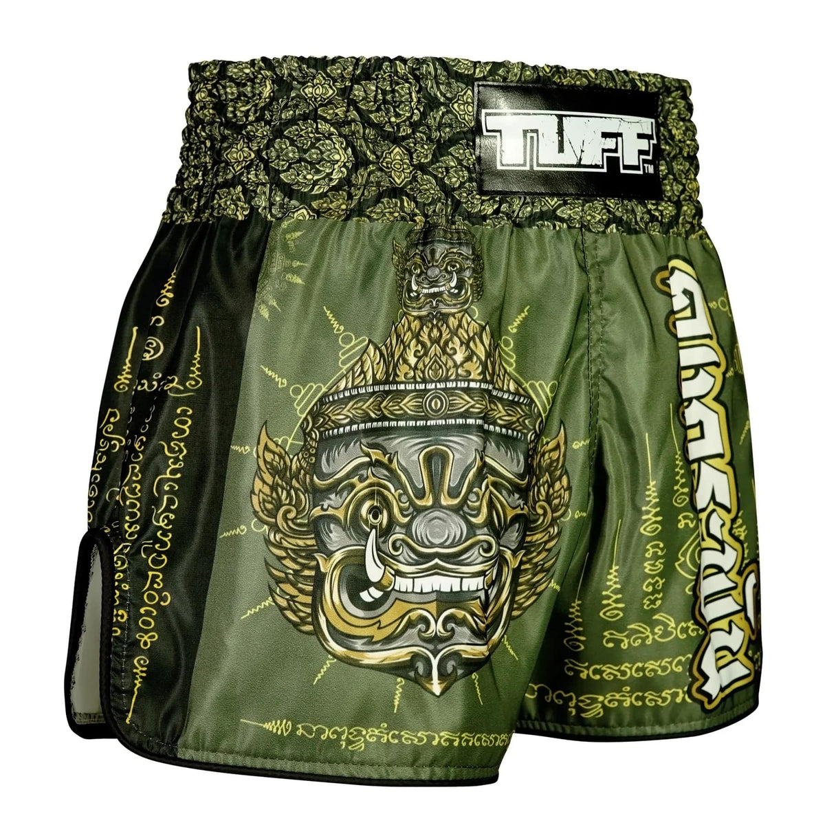 TUFF High-Cut Retro Muaythai Shorts - RMS117 - The Immortal Yaksa