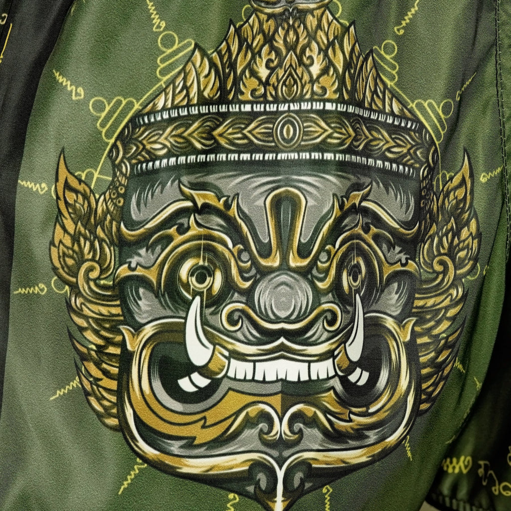 TUFF High-Cut Retro Muaythai Shorts - RMS117 - The Immortal Yaksa