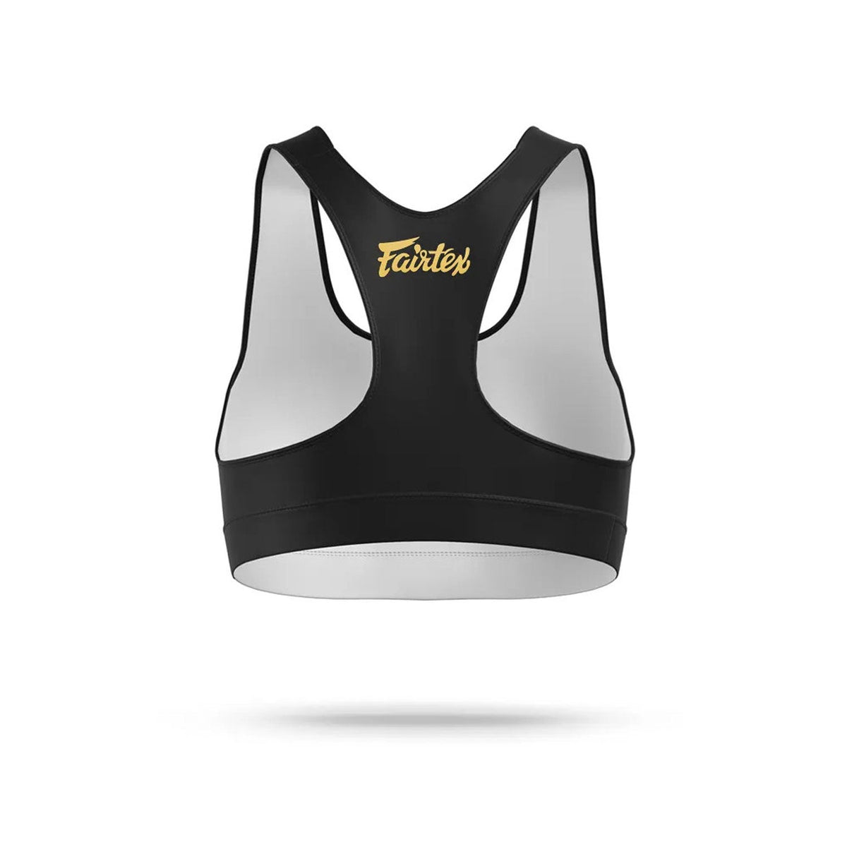 Fairtex SB1 Classic Sports Bra - Black-Gold