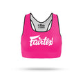 Fairtex SB1 Classic Sports Bra - Pink-White