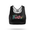 Fairtex SB8 URFACE Script Sports Bra - Black
