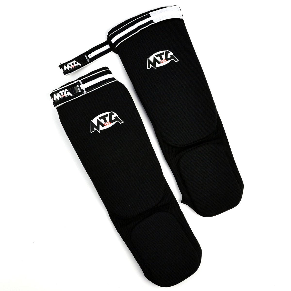 MTG Pro SF2 Elastic Shin Pads - Black