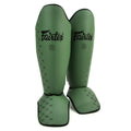 Fairtex SP5 Shin Pads - Olive Green