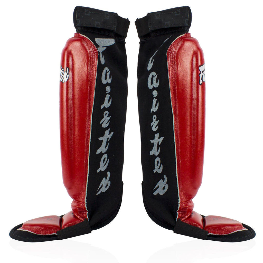 Fairtex SP6 Neoprene MMA Shin Pads - Red