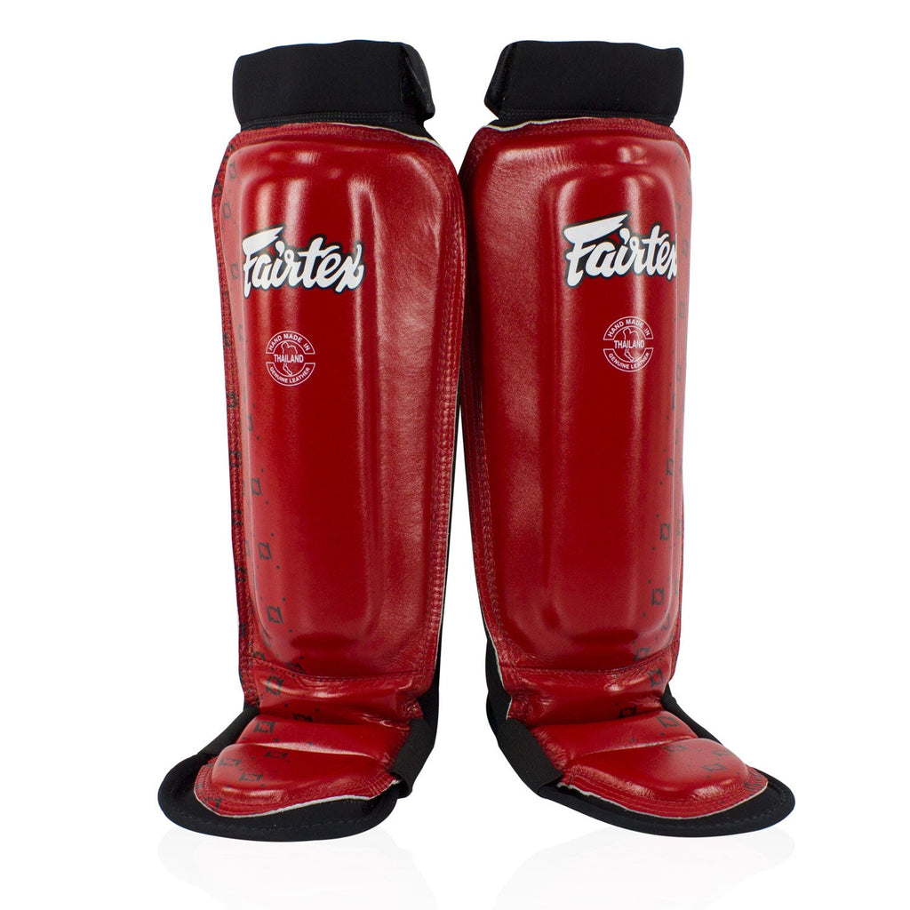 Fairtex SP6 Neoprene MMA Shin Pads - Red