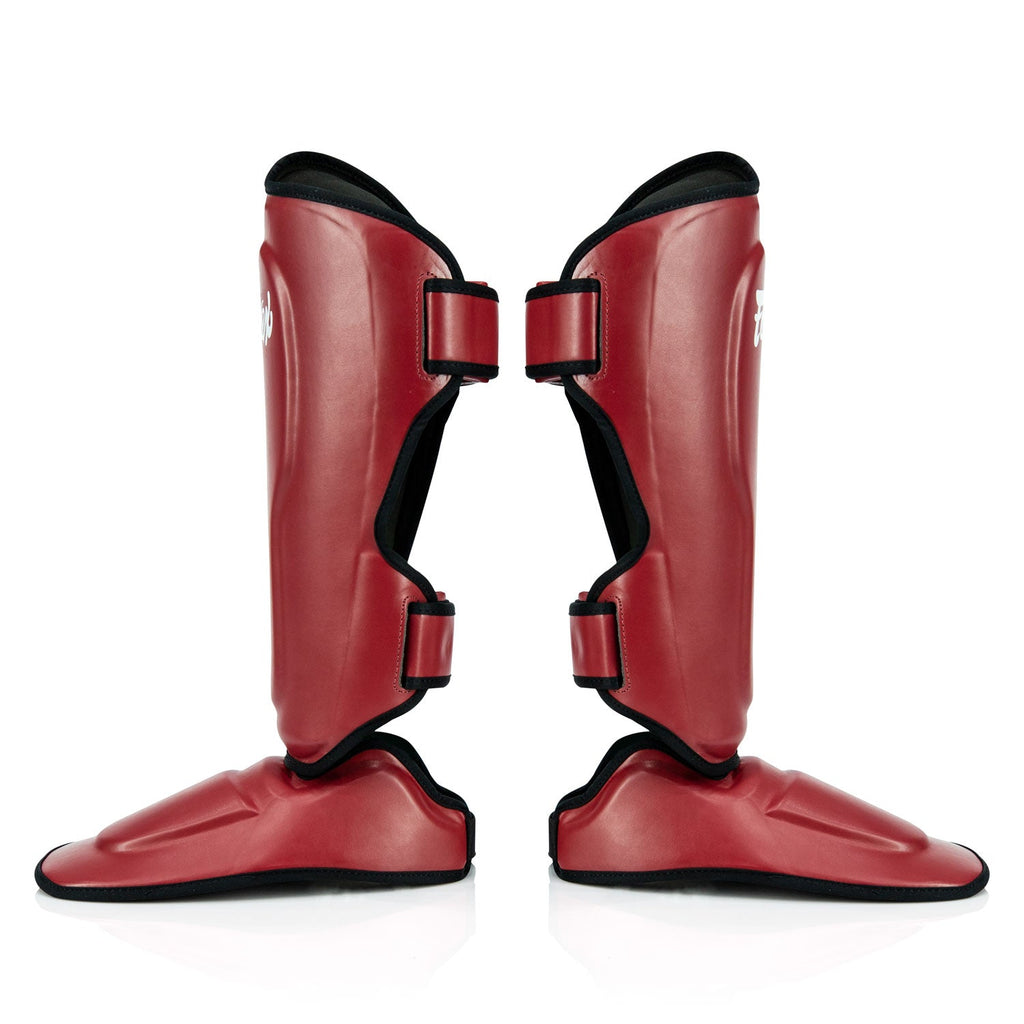 Fairtex SP9 Ultra Ergo Shin Pads - Red