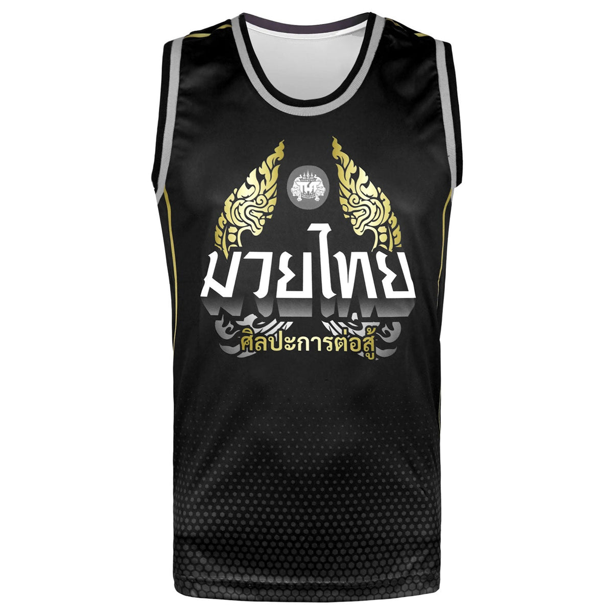 TUFF Tank Top - TT102 - Thai King Of Naga Black