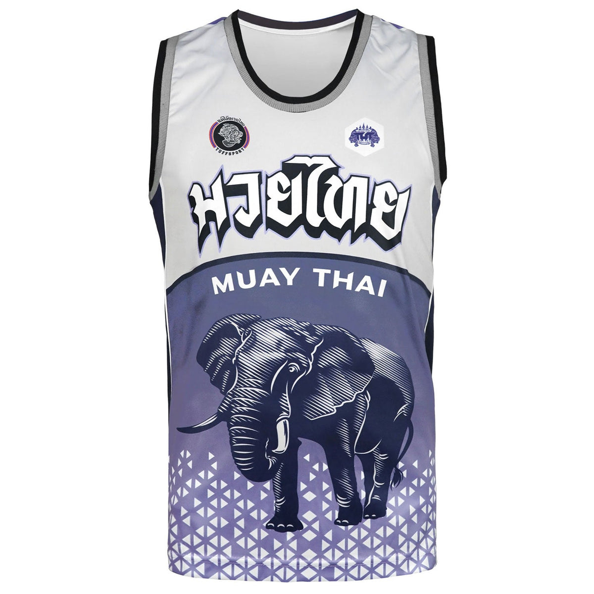 TUFF Tank Top - TT106 - War Elephant Grey-Blue