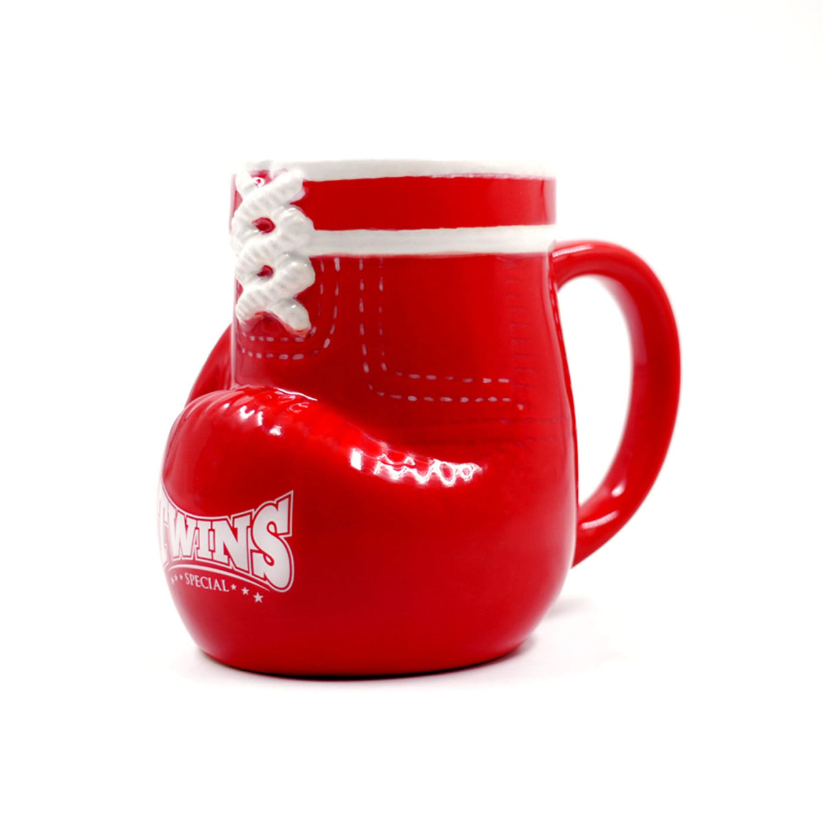 Twins Special MUG1 Ceramic Boxing Glove Mug - Red