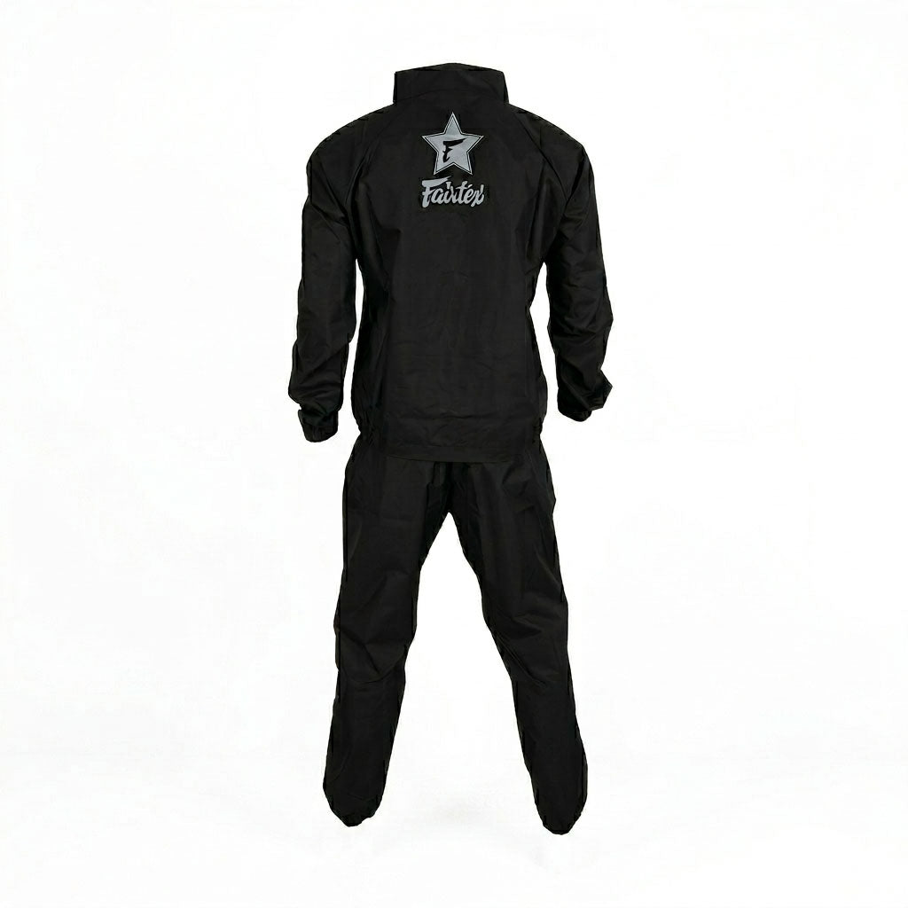 Fairtex VS3 Vinyl Sweatsuit - Black-Grey