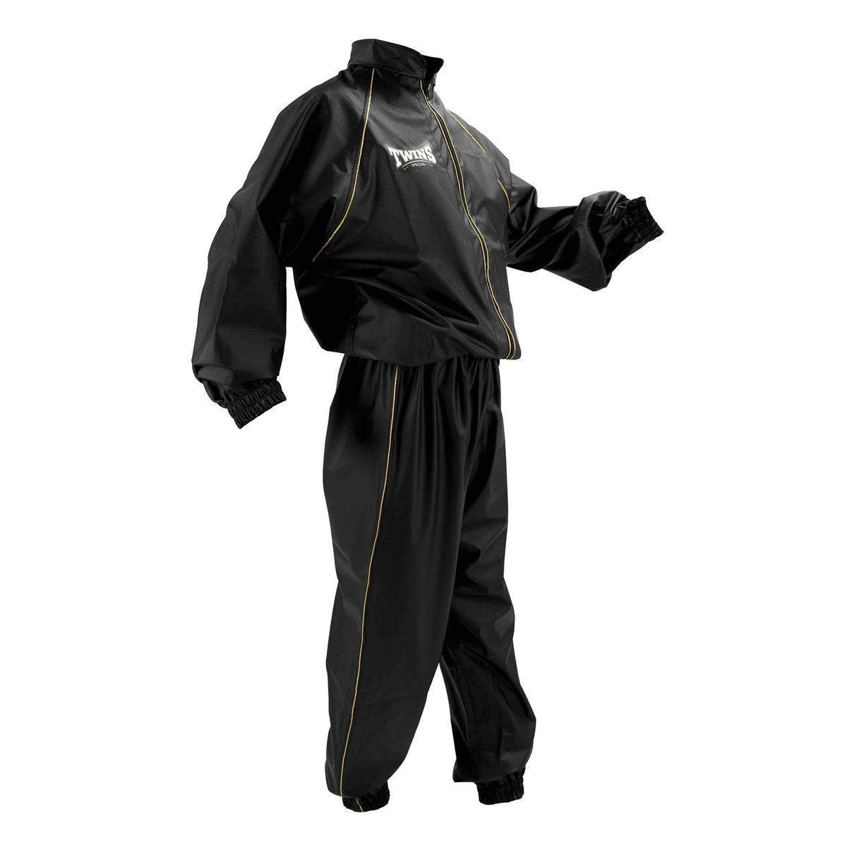 Twins Special VSS1 Classic Vinyl Sweatsuit - Black-Gold